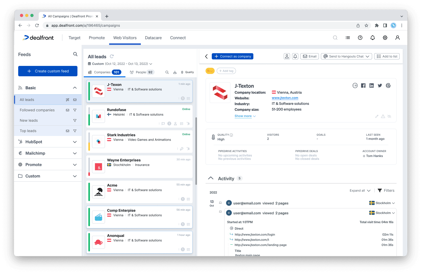 Dealfront Reviews 2025: Details, Pricing, & Features | G2