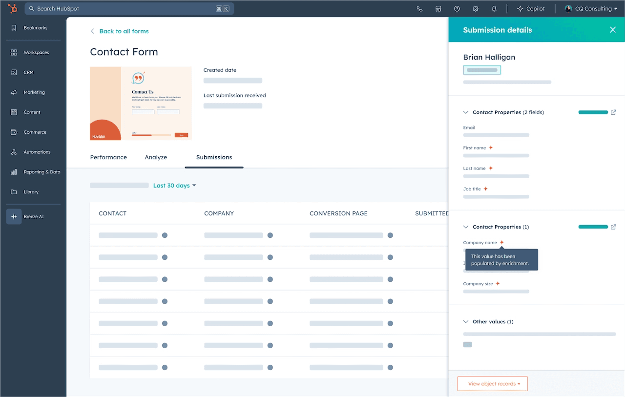 Breeze intelligence platform